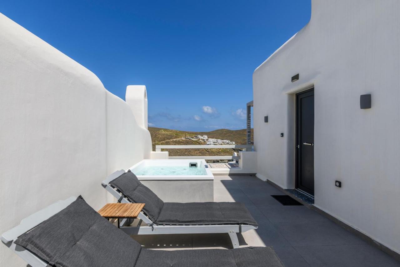 Mykonos Residence Villas&Suites Merchia Beach Exterior foto