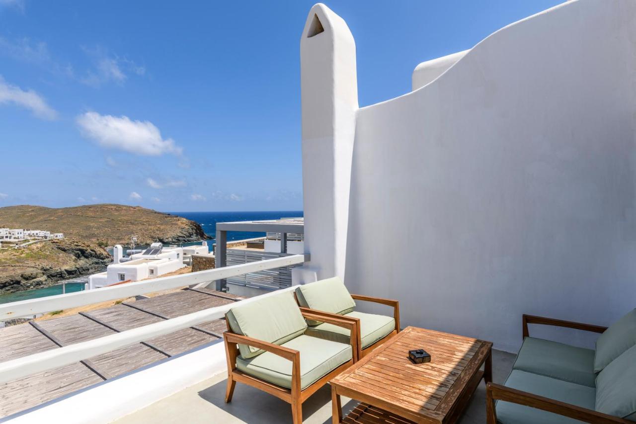 Mykonos Residence Villas&Suites Merchia Beach Exterior foto