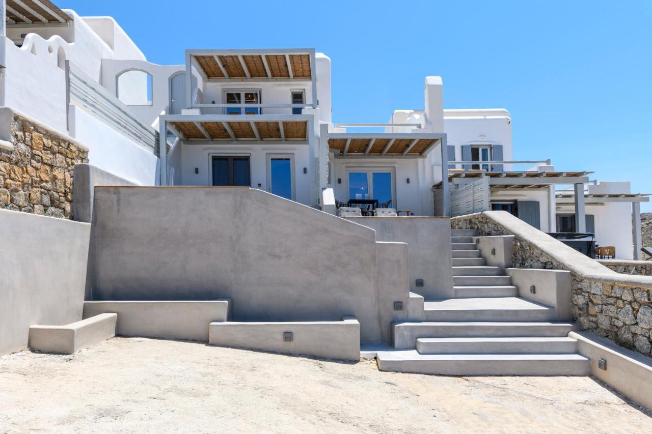 Mykonos Residence Villas&Suites Merchia Beach Exterior foto