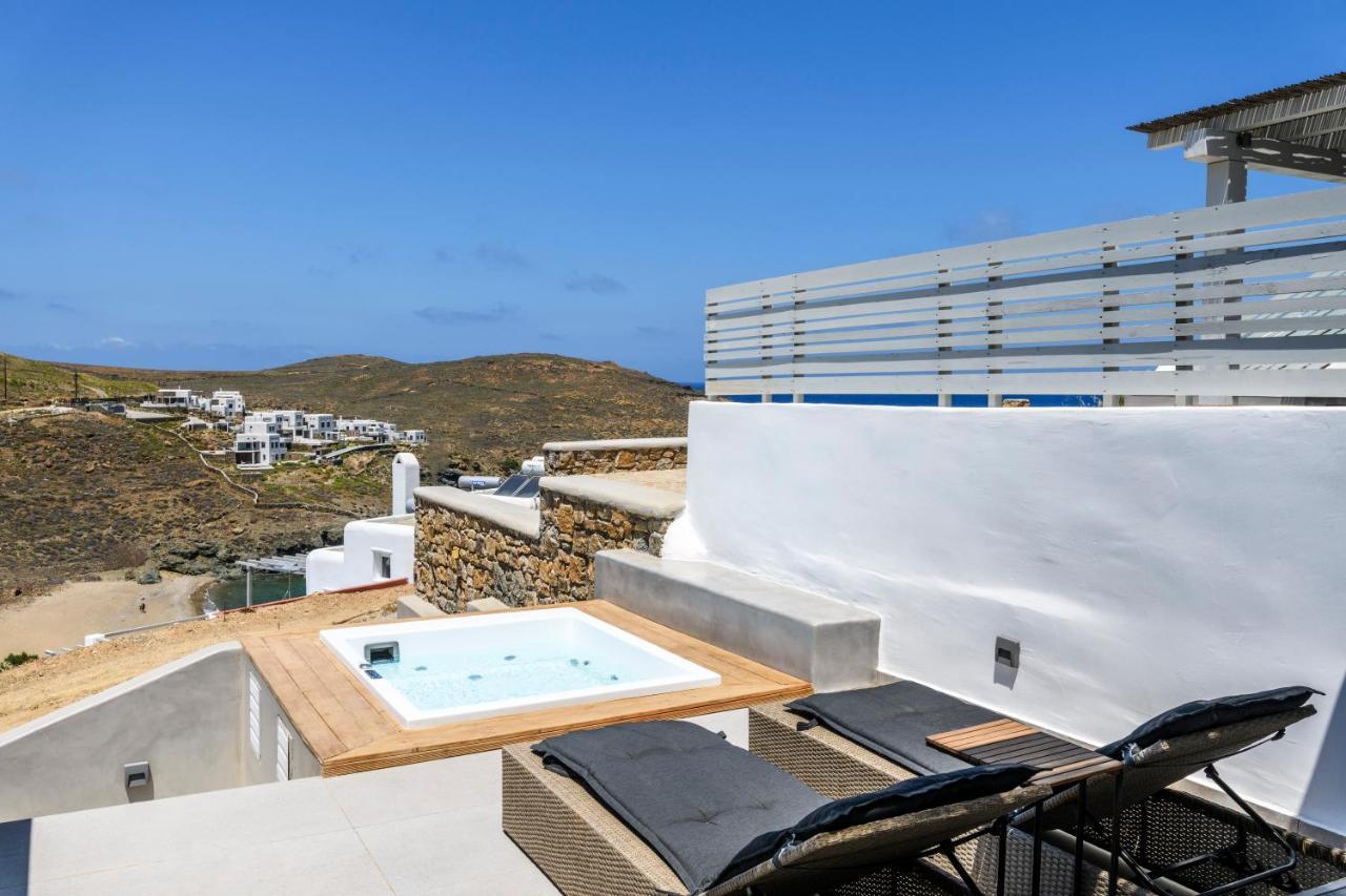 Mykonos Residence Villas&Suites Merchia Beach Exterior foto