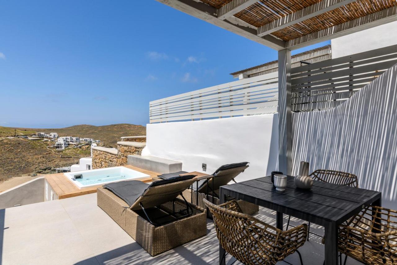 Mykonos Residence Villas&Suites Merchia Beach Exterior foto