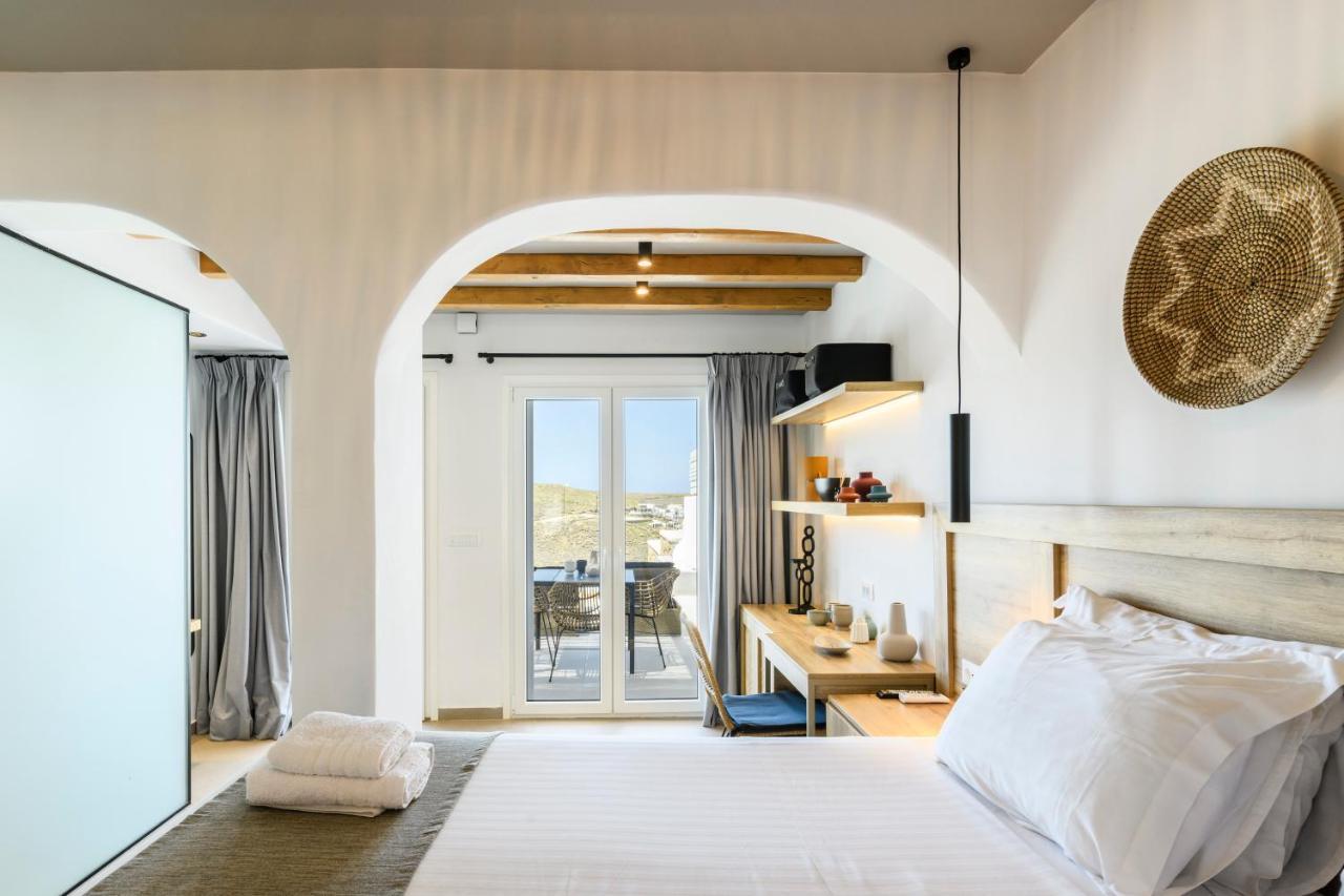Mykonos Residence Villas&Suites Merchia Beach Exterior foto