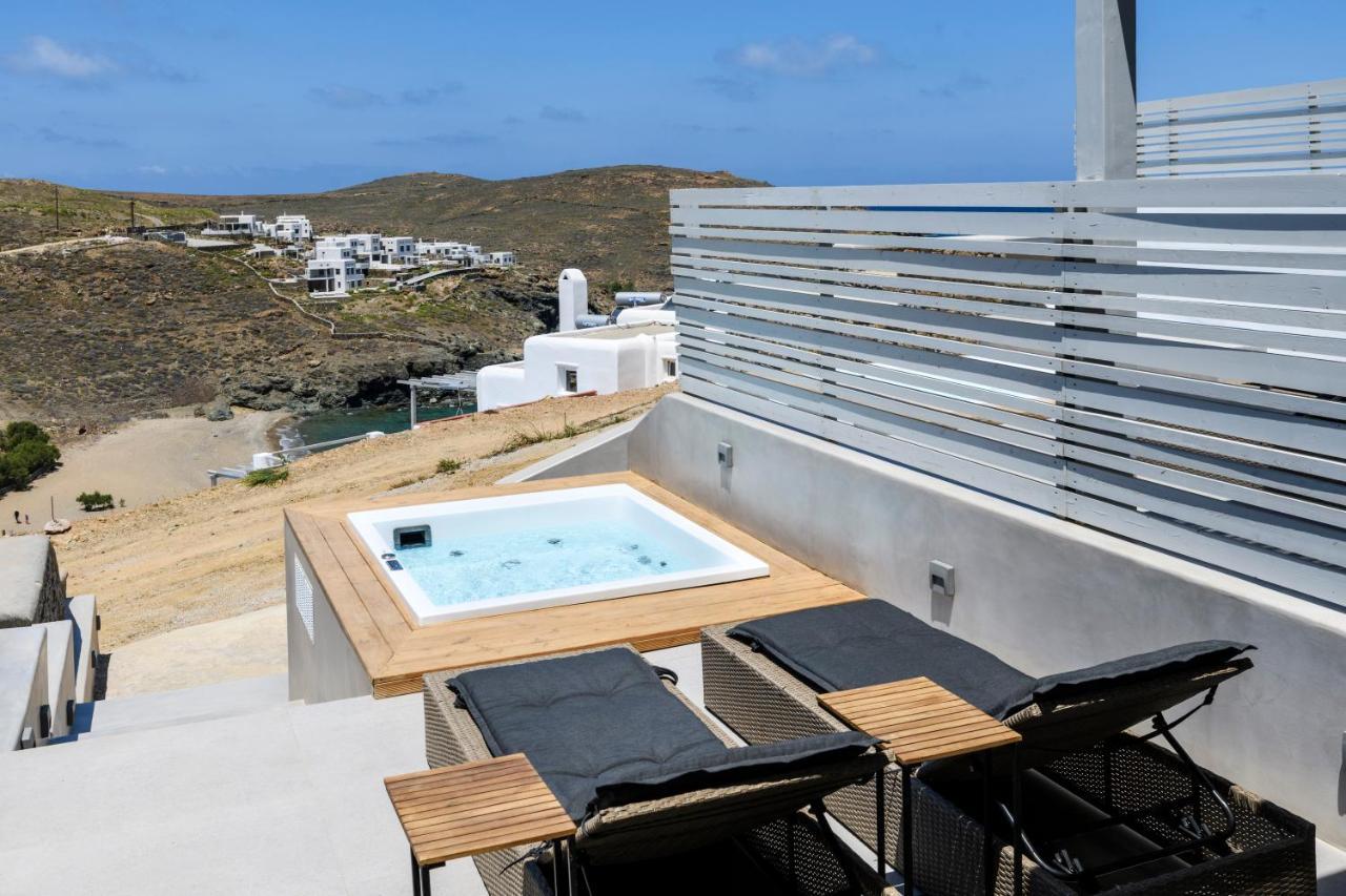 Mykonos Residence Villas&Suites Merchia Beach Exterior foto
