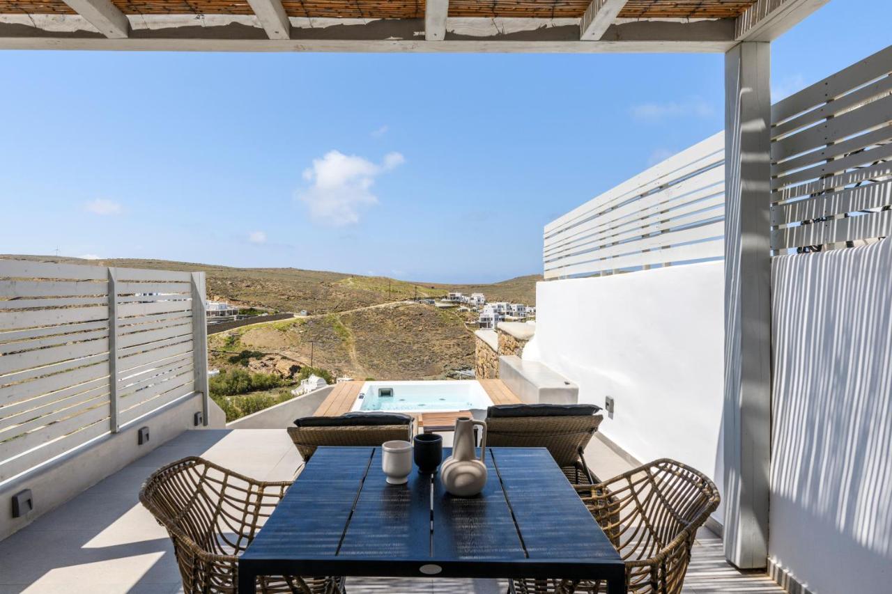 Mykonos Residence Villas&Suites Merchia Beach Exterior foto