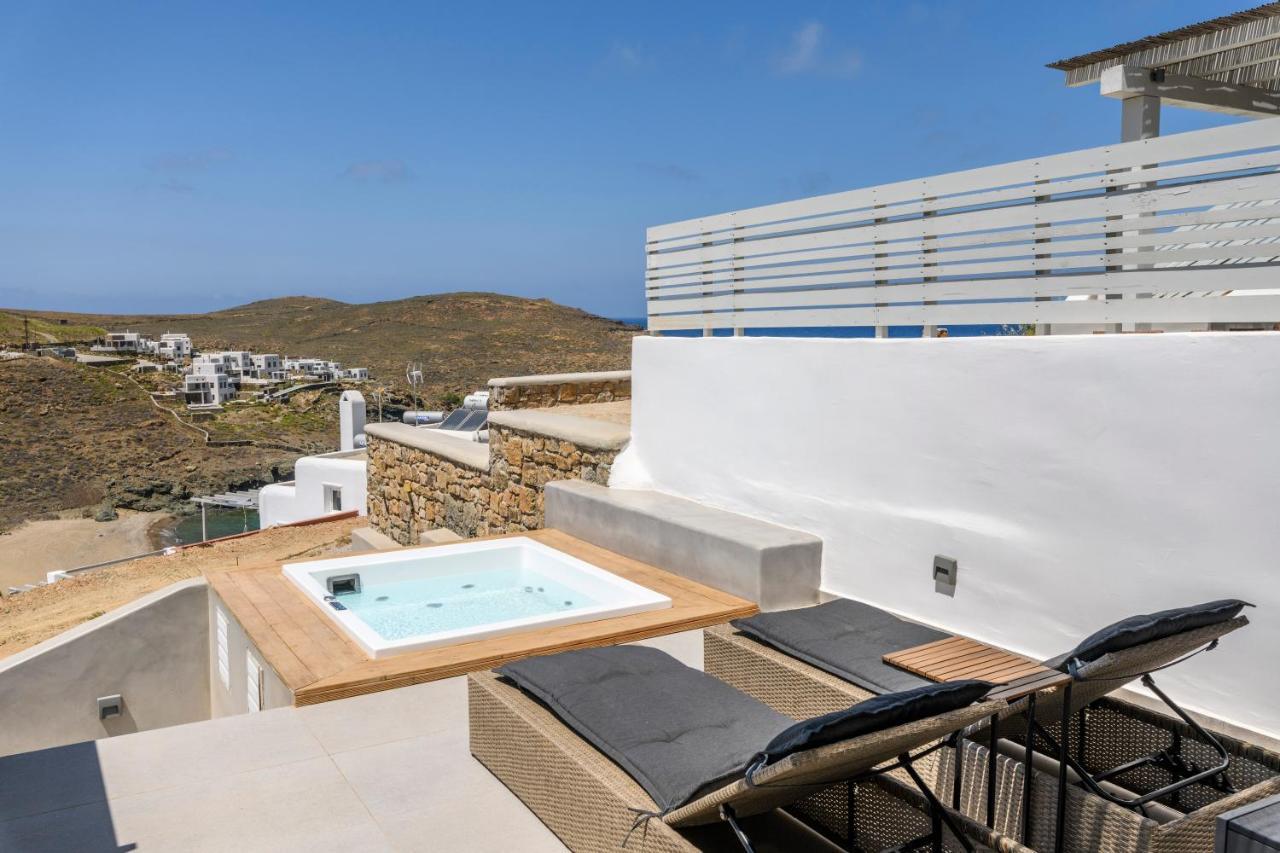 Mykonos Residence Villas&Suites Merchia Beach Exterior foto