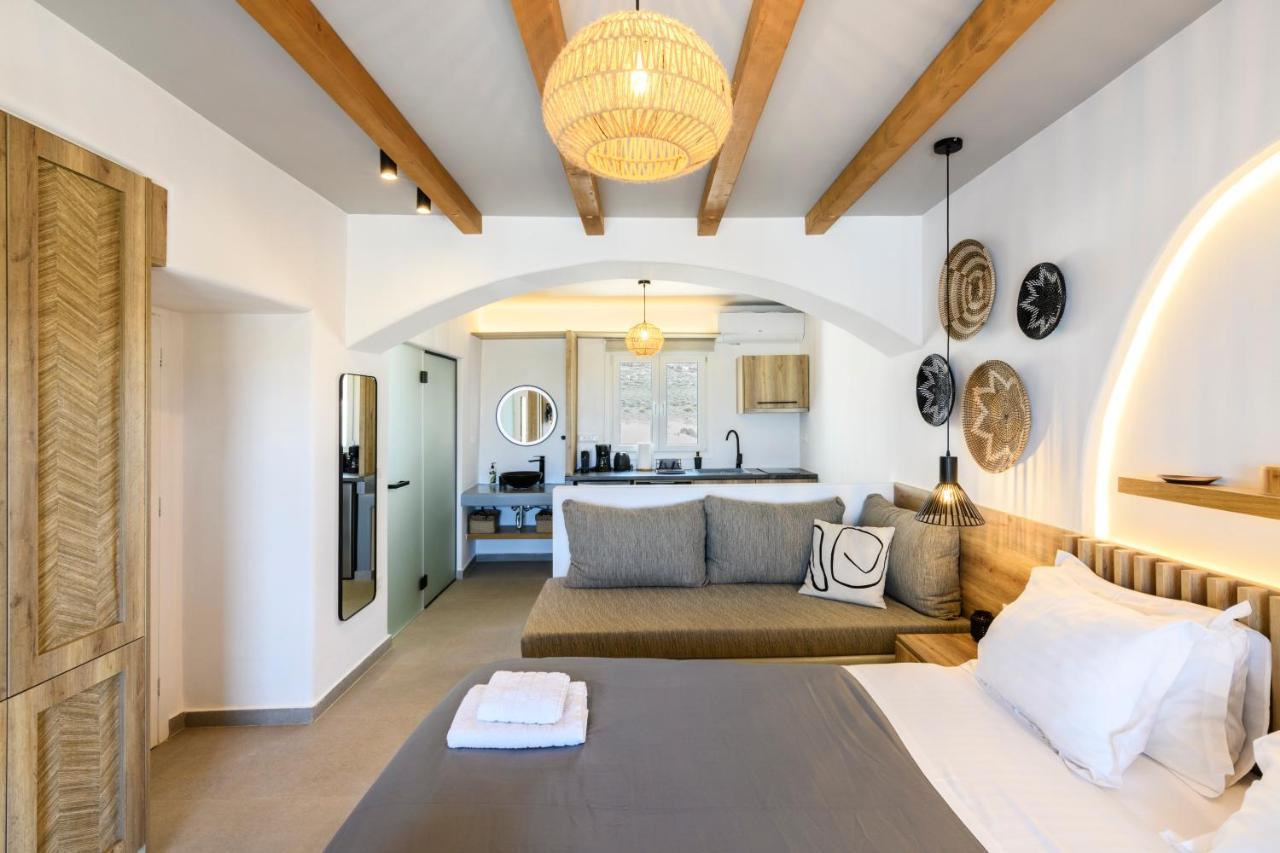 Mykonos Residence Villas&Suites Merchia Beach Exterior foto