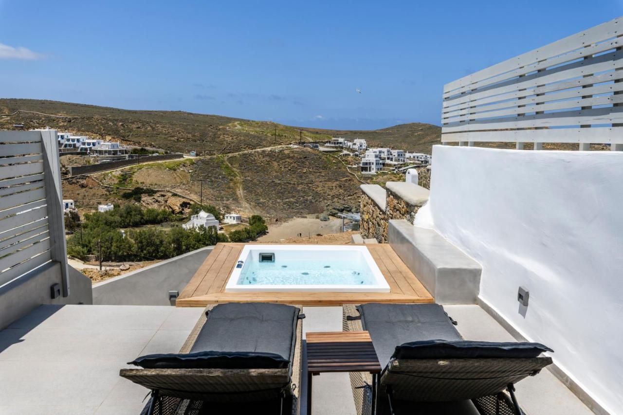 Mykonos Residence Villas&Suites Merchia Beach Exterior foto