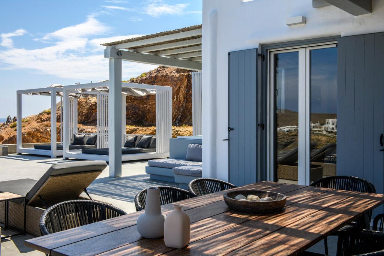 Mykonos Residence Villas&Suites Merchia Beach Exterior foto