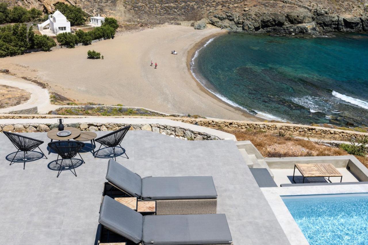 Mykonos Residence Villas&Suites Merchia Beach Exterior foto