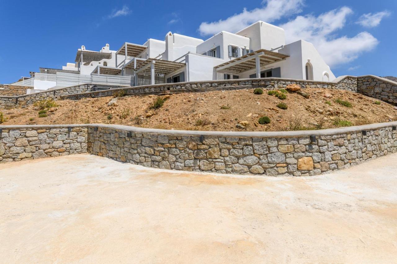 Mykonos Residence Villas&Suites Merchia Beach Exterior foto