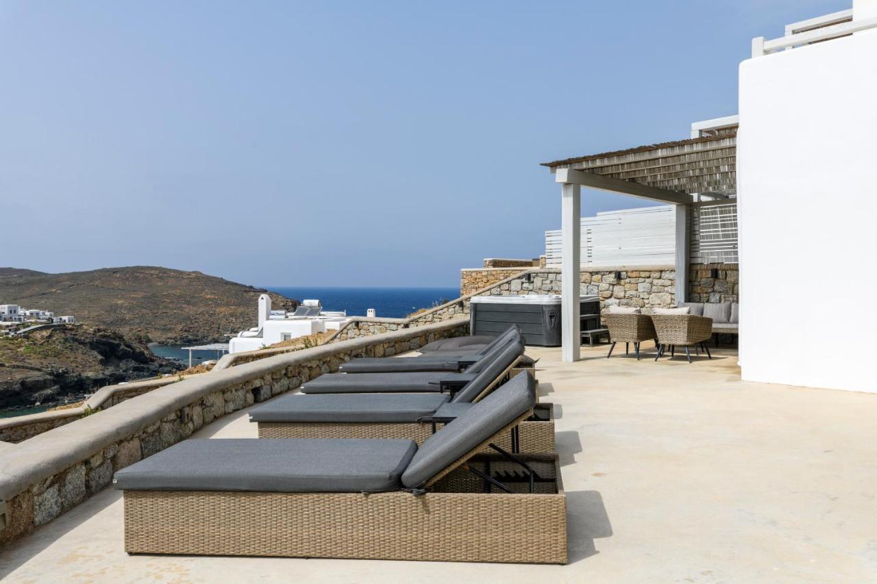 Mykonos Residence Villas&Suites Merchia Beach Exterior foto