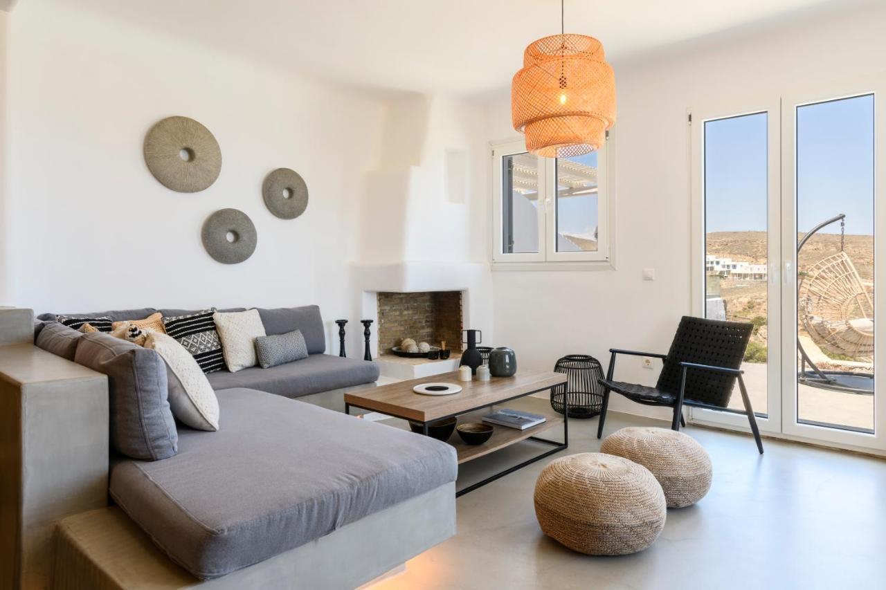 Mykonos Residence Villas&Suites Merchia Beach Exterior foto
