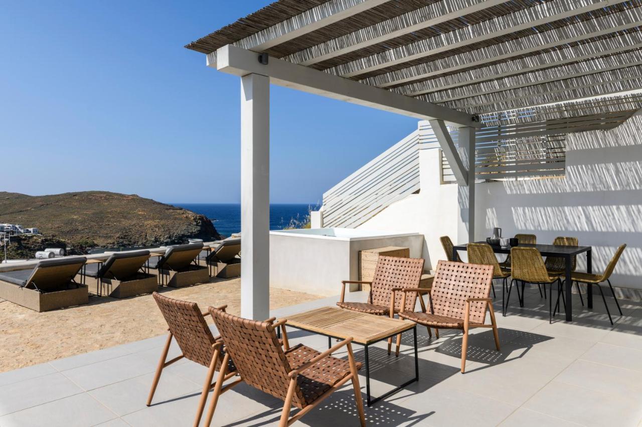 Mykonos Residence Villas&Suites Merchia Beach Exterior foto