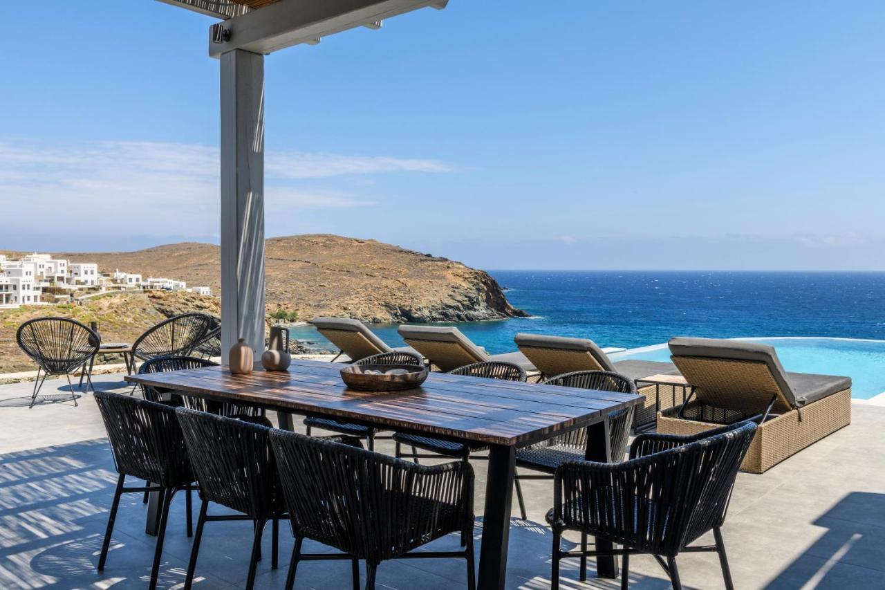 Mykonos Residence Villas&Suites Merchia Beach Exterior foto