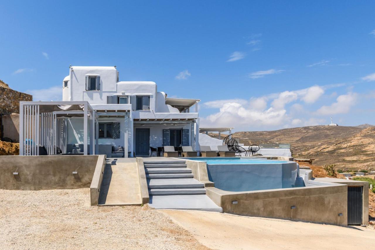 Mykonos Residence Villas&Suites Merchia Beach Exterior foto