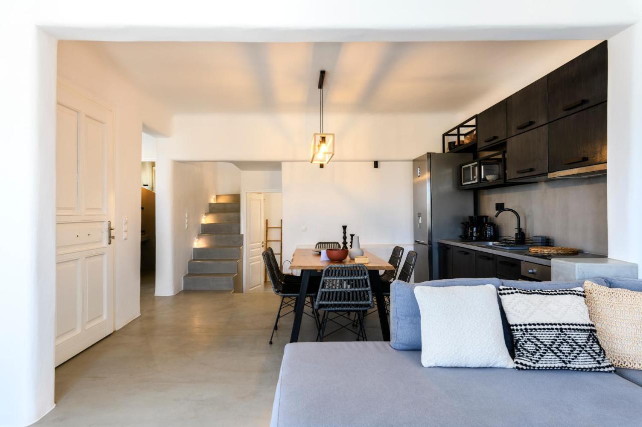 Mykonos Residence Villas&Suites Merchia Beach Exterior foto