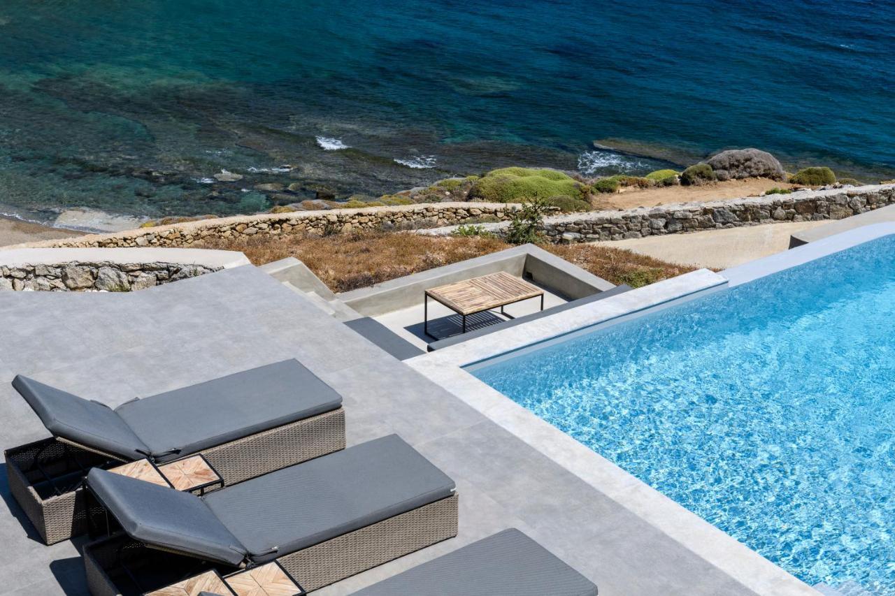 Mykonos Residence Villas&Suites Merchia Beach Exterior foto