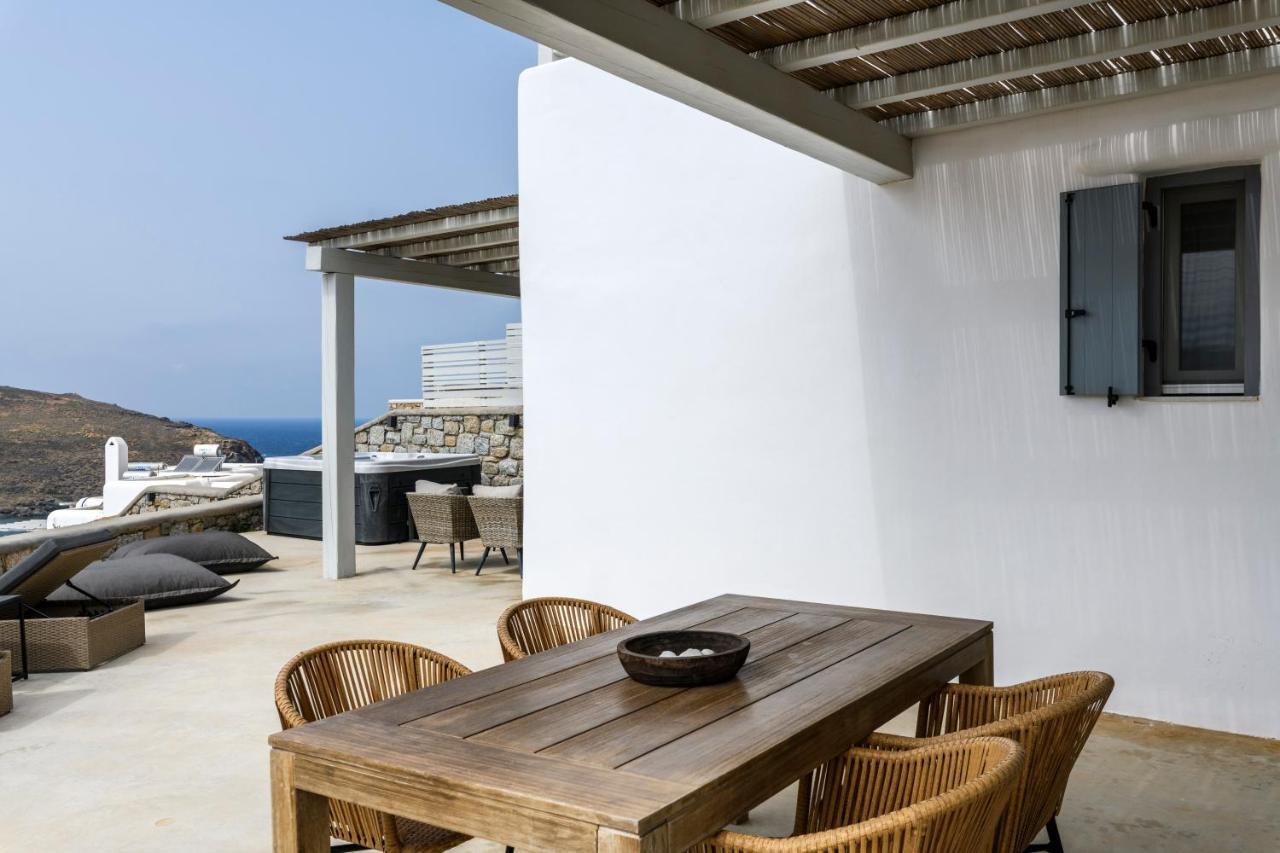 Mykonos Residence Villas&Suites Merchia Beach Exterior foto