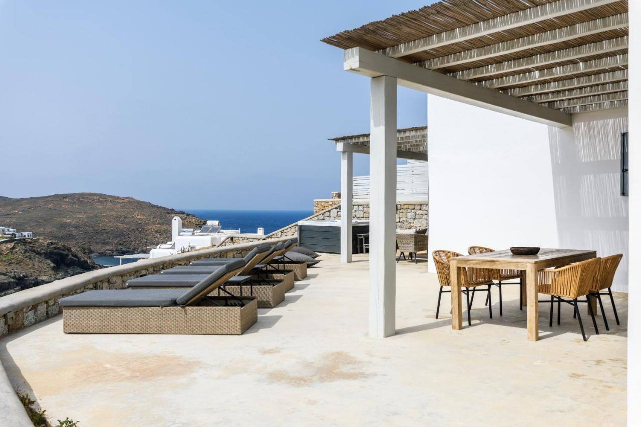 Mykonos Residence Villas&Suites Merchia Beach Exterior foto