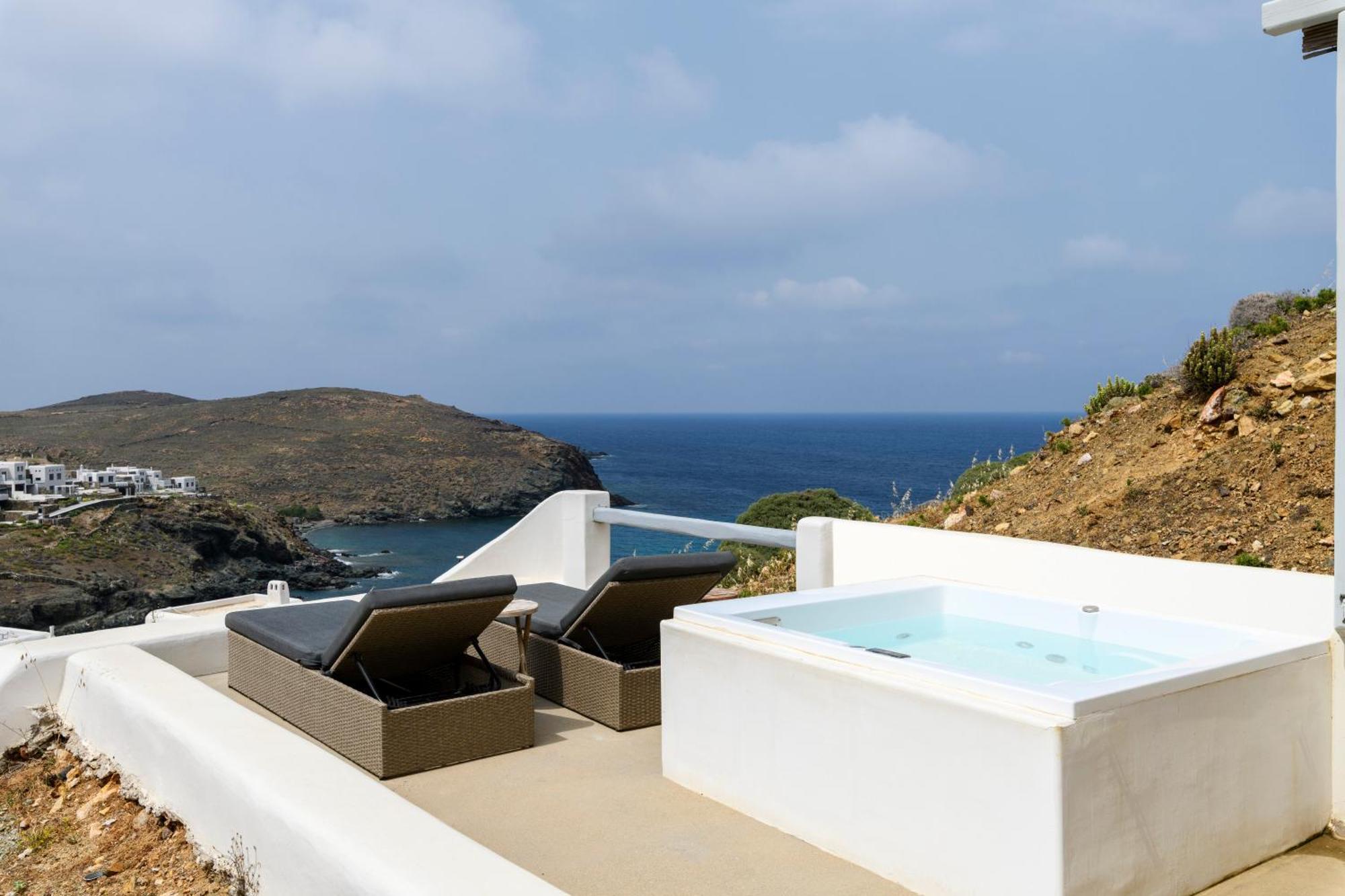 Mykonos Residence Villas&Suites Merchia Beach Exterior foto